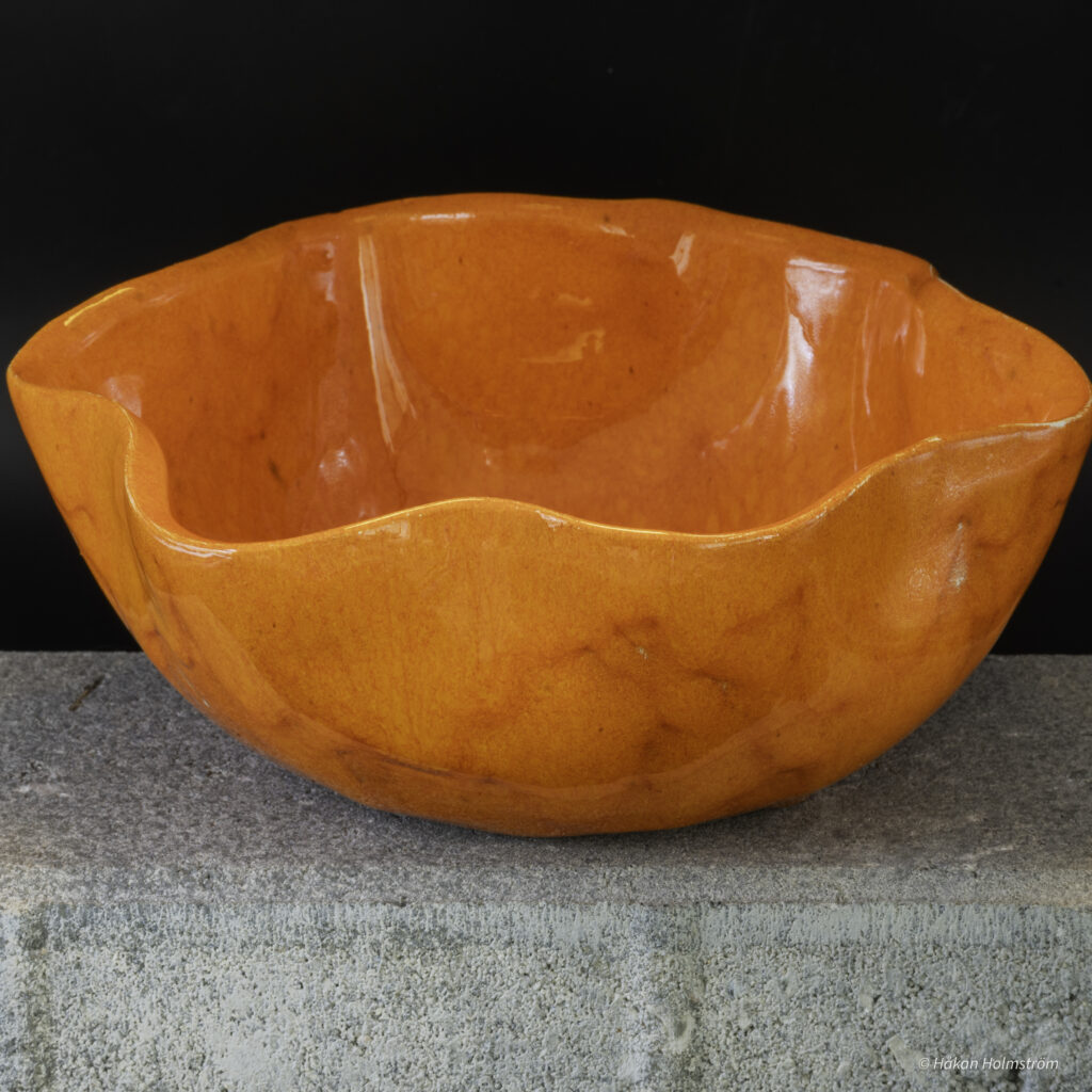Orange skål